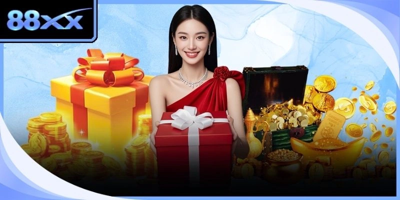 Người chơi thực hiện thao tác nhận mã quà tặng Khuyến Mãi 88xx